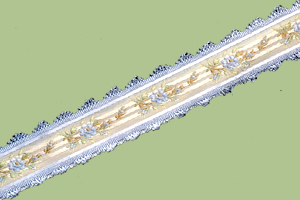 French Vitage Floral Ribbon